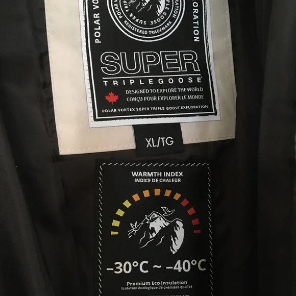Canada Weather Gear Polar Vortex Super Triple Goose Exploration Jacket, XL - Picture 10 of 14